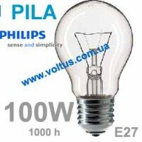 Лампа накаливания Е27 100W