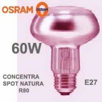 Лампа накаливания рефлекторная Natura 60W Е27 R80 CONC